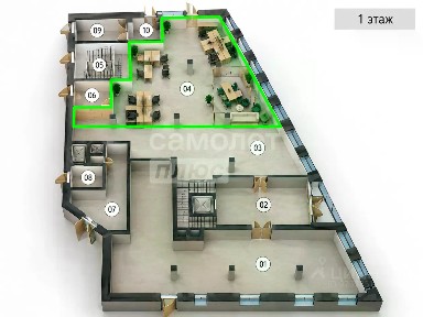 Сдается помещение свободного назначения, 151,7 м²
