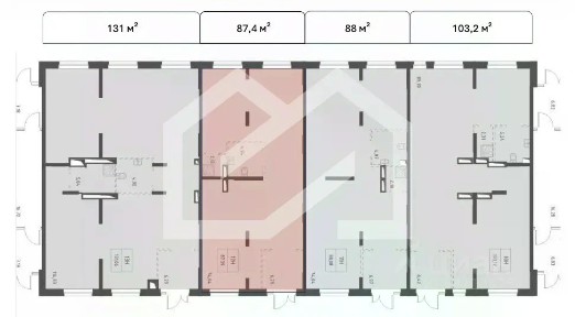 Сдается торговая площадь, 87,4 м²