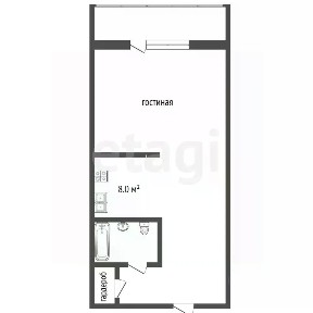 Продается 1-комн. квартира, 32 м²