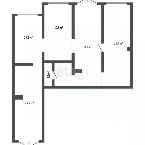 Продается торговая площадь, 114,6 м²