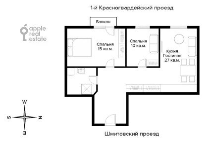 Сдается 3-комн. квартира, 70 м²