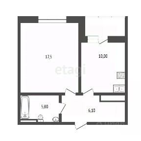 Продается 1-комн. квартира, 38,3 м²