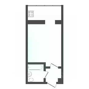 Продается студия, 17,3 м²