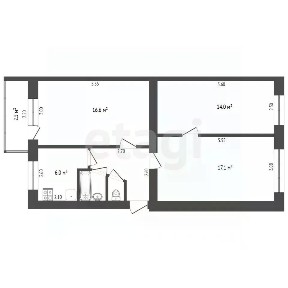 Продается 3-комн. квартира, 61,9 м²