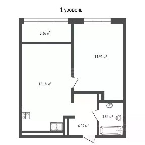 Продается 2-комн. квартира, 61 м²