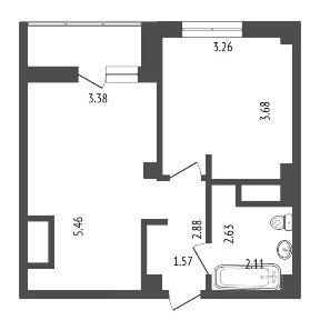 Продается 1-комн. квартира, 37,2 м²