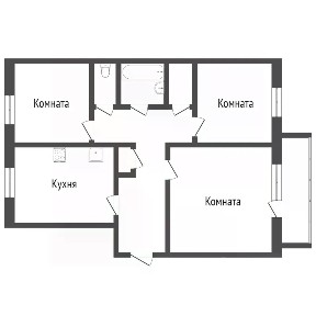 Продается 3-комн. квартира, 65,6 м²