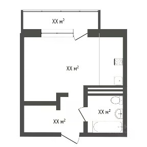 Продается студия, 27,7 м²