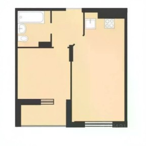 Продается 1-комн. квартира, 34,5 м²