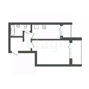 Продается 1-комн. квартира, 34,9 м²
