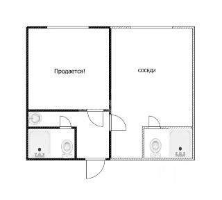 Продается студия, 13 м²