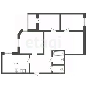 Продается 3-комн. квартира, 77 м²