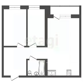 Продается 2-комн. квартира, 57,4 м²