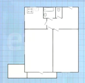 Продается 2-комн. квартира, 44,3 м²