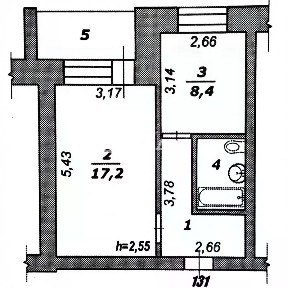 Продается 1-комн. квартира, 35,2 м²