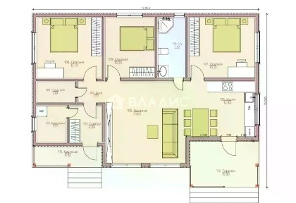Продается 1-этажный дом, 120 м²