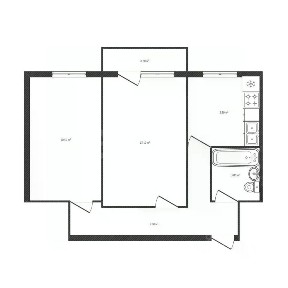 Продается 2-комн. квартира, 40,3 м²