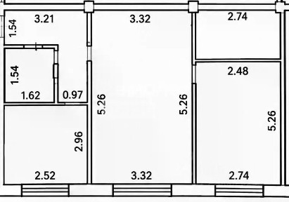 Продается 2-комн. квартира, 44,5 м²