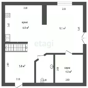 Продается 1-этажный дом, 32 м²
