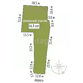 Продается участок, 16 сот.
