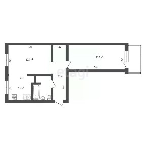 Продается 1-комн. квартира, 46,5 м²