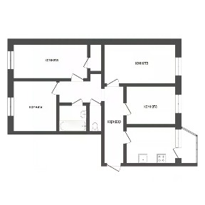 Продается 4-комн. квартира, 86,5 м²