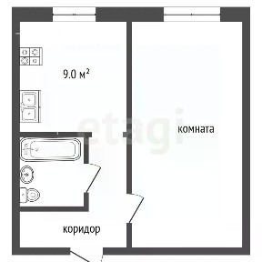 Продается 1-комн. квартира, 28,3 м²