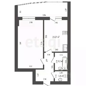 Продается 1-комн. квартира, 38,7 м²
