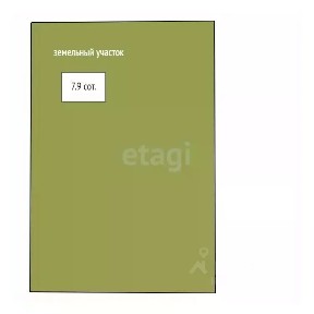 Продается участок, 7,9 сот.