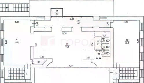 Сдается помещение свободного назначения, 260 м²