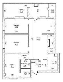 Продается 3-комн. квартира, 160 м²