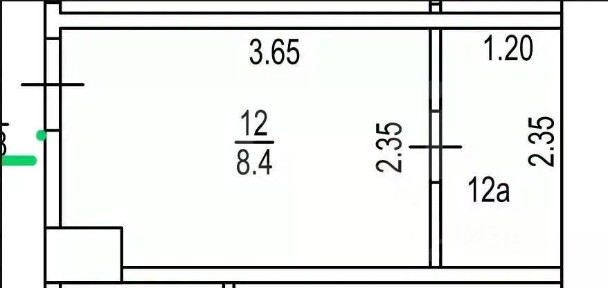 Продается апартаменты-студия, 11,2 м²