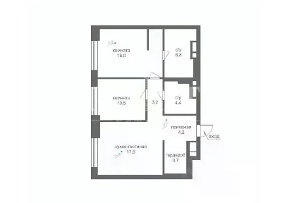 Продается 3-комн. квартира, 67,4 м²