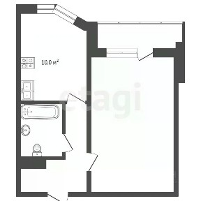 Продается 1-комн. квартира, 40 м²