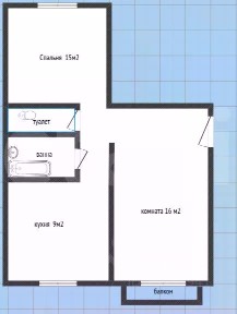 Продается 2-комн. квартира, 47,7 м²
