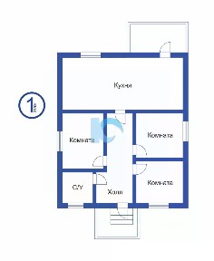 Продается 1-этажный дом, 120 м²
