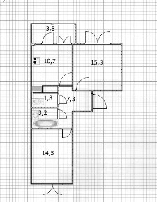 Продается 2-комн. квартира, 53,3 м²
