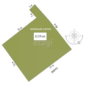 Продается 1-этажный дом, 98,8 м²