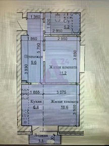 Продается 2-комн. квартира, 44,1 м²