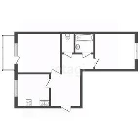 Продается 2-комн. квартира, 50,2 м²