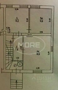 Продается 3-этажный дом, 72,3 м²