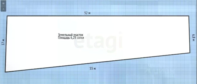 Продается участок, 6,28 сот.