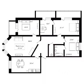 Продается 4-комн. квартира, 134 м²