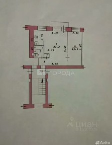 Продается 1-комн. квартира, 41,3 м²