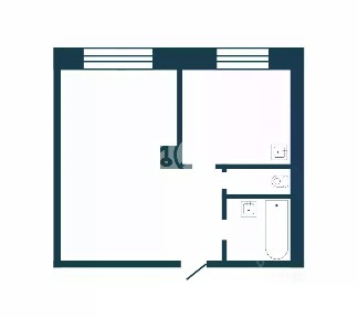 Продается 1-комн. квартира, 34,6 м²