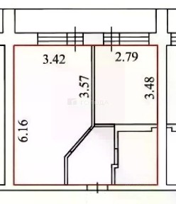 Продается 1-комн. квартира, 37,1 м²