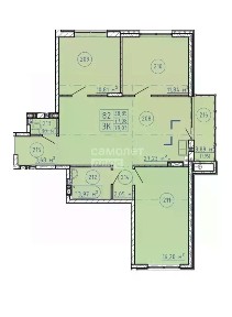 Продается 3-комн. квартира, 79 м²