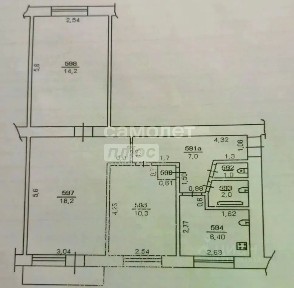 Продается 3-комн. квартира, 59,4 м²