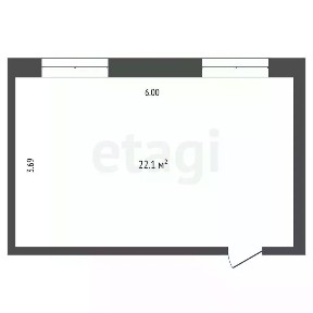 Продается апартаменты-студия, 22,1 м²