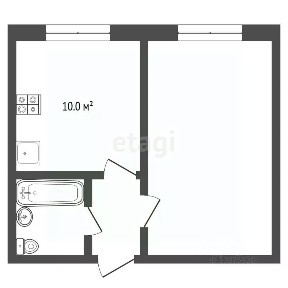 Продается 1-комн. квартира, 34 м²